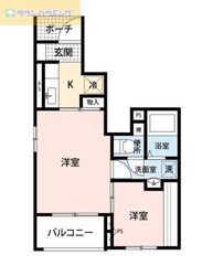 プロムナード貝塚公園2の物件間取画像